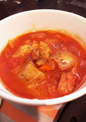 超簡単トマトスープ　トマト缶消費-レシピのメイン写真