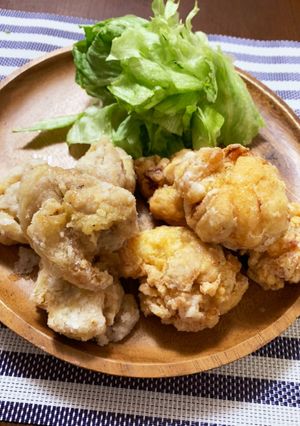 とってもジューシー☆二色の唐揚げ-レシピのメイン写真