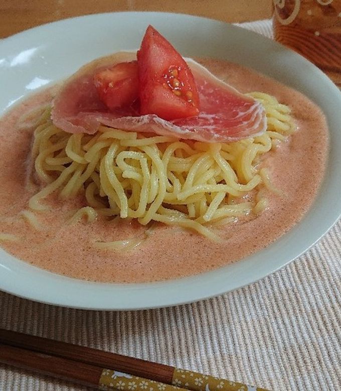 トマト冷やしラーメン-レシピのメイン写真