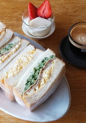 玉子サンド (2種類)-レシピのメイン写真