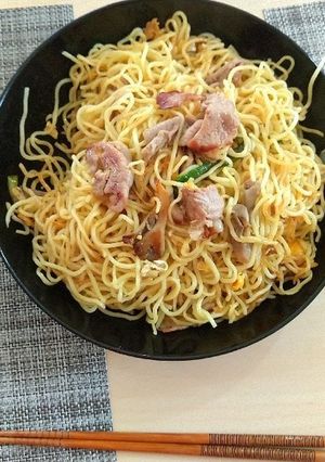 超簡単!昨日の残りでおいしい焼そば!-レシピのメイン写真