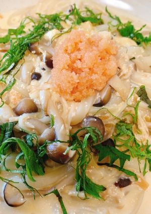 たらこ豆乳クリーミーうどん-レシピのメイン写真