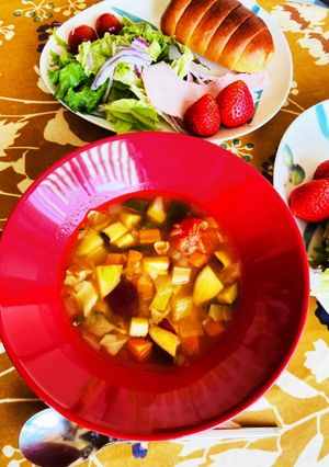 プチトマトで簡単さつま芋のミネストローネ-レシピのメイン写真