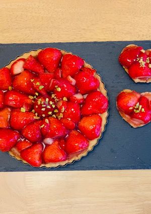 レアチーズケーキのいちごタルト-レシピのメイン写真