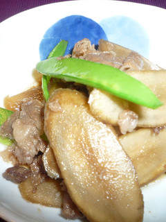 ごぼうと牛肉の煮物-レシピのメイン写真