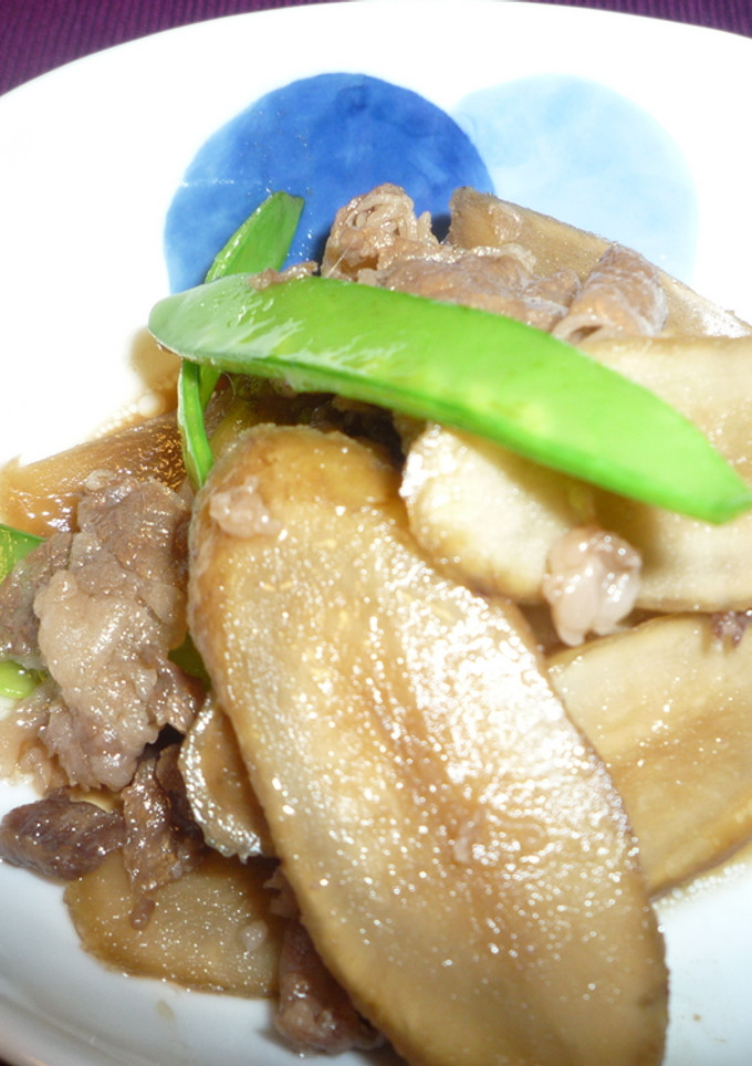 ごぼうと牛肉の煮物-レシピのメイン写真