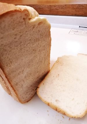 HBで　ノンオイルなのにふんわり♡食パン-レシピのメイン写真
