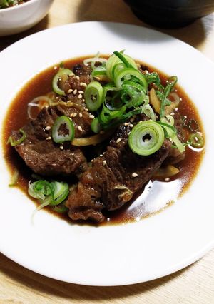 牛肉の甘辛ニンニク焼き-レシピのメイン写真