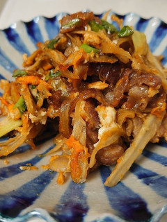 食欲そそる~豚肉とごぼうの柳川風☆-レシピのメイン写真