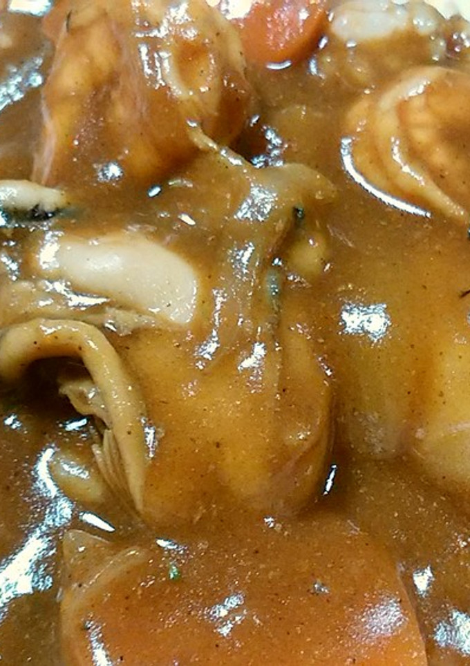 牡蠣とエビのシーフードカレー-レシピのメイン写真