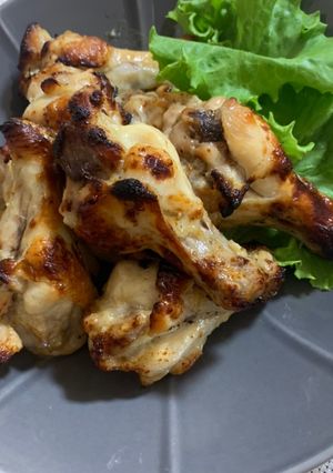 塩麹漬け手羽元のオーブン焼き-レシピのメイン写真