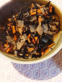 我が家のひじきの煮物-レシピのメイン写真