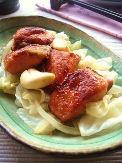 ふんわり♪サーモンのニンニク風照り焼き-レシピのメイン写真