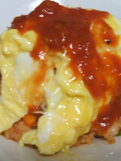 大人風味のトマトソースでオムライス♪-レシピのメイン写真
