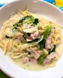 牛乳で作る簡単クリームパスタ