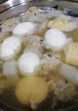 じゃがいもで鶏つくね。春のおでん！-レシピのメイン写真