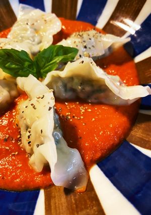 ~バジリコの香りが抜ける~イタリアン餃子-レシピのメイン写真