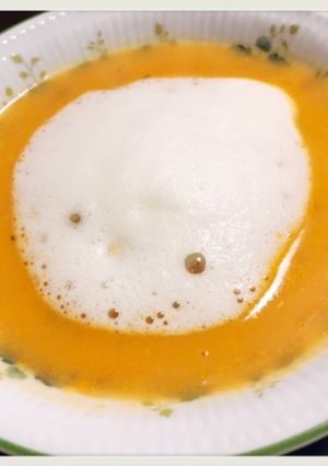 カプチーノ仕立ての海老のビスク-レシピのメイン写真