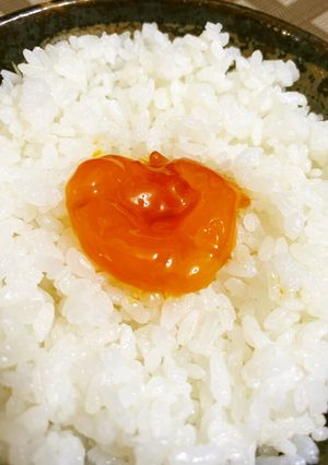 ⭐️最高に贅沢な琥珀卵、べっこうかけご飯-レシピのメイン写真