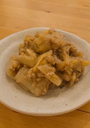 白菜と鶏ひき肉のスパイスとろみあんかけ-レシピのメイン写真
