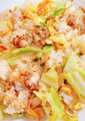 春キャベツ卵チャーハン-レシピのメイン写真