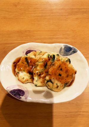 鶏ひき肉と江戸菜のフワフワつくね-レシピのメイン写真