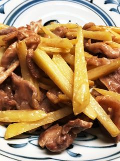 豚ロースとじゃがいもの照りマヨ炒め-レシピのメイン写真
