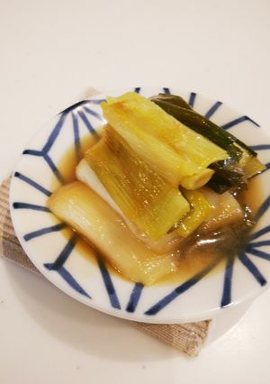 長ねぎの甘酢ソテー-レシピのメイン写真