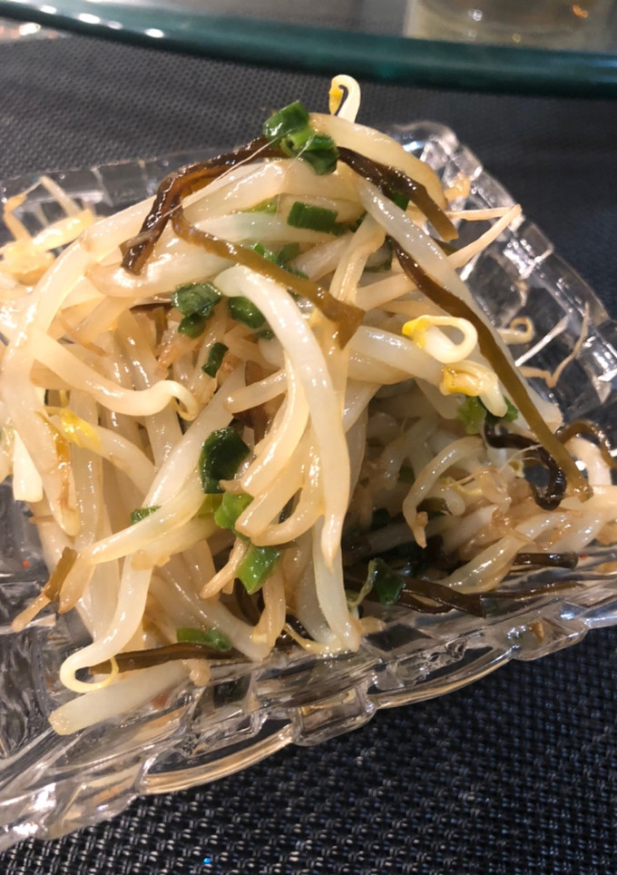 もやしの塩昆布炒め-レシピのメイン写真
