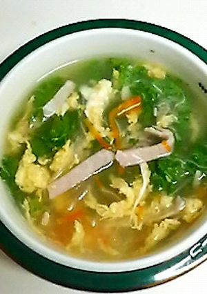 わさび菜の春雨スープ-レシピのメイン写真