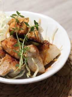 家庭菜園で豚バラハーブ-レシピのメイン写真