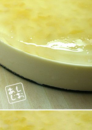 レアチーズとレモンピール入り二層ゼリー-レシピのメイン写真