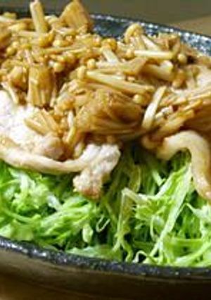 豚のしょうが焼き♪（えのきソース）-レシピのメイン写真