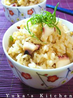 たこの炊き込みごはん生姜風味-レシピのメイン写真