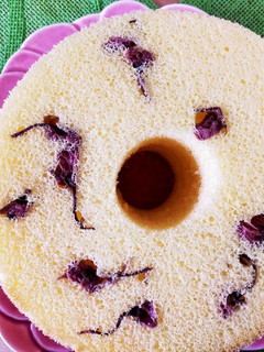 桜シフォンケーキ♪-レシピのメイン写真
