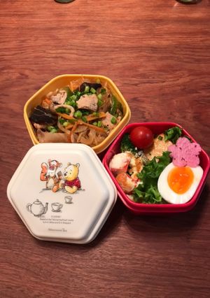 お弁当・36チャプチェ丼1715L1さん-レシピのメイン写真
