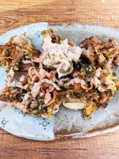 一人暮らしʕ·ᴥ·ʔ紅生姜のかき揚げ-レシピのメイン写真