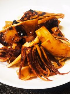 フライパンで簡単!イカのしょうが醤油焼き-レシピのメイン写真
