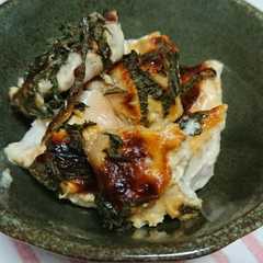 รูปของ 超簡単☆むね肉の味噌マヨ大葉焼き