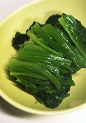 湯わかし不要、なのに茹でほうれん草-レシピのメイン写真