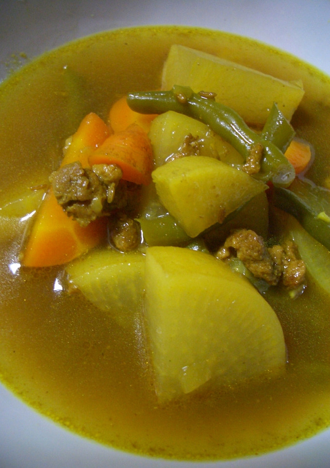 根菜と豚肉の和風カレースープ-レシピのメイン写真