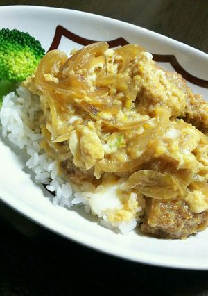 2日目トンカツ使ってカツ丼-レシピのメイン写真