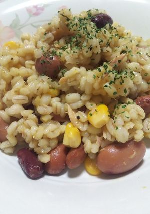 腸活にもち麦消費! 気軽に作れるタブレ風-レシピのメイン写真