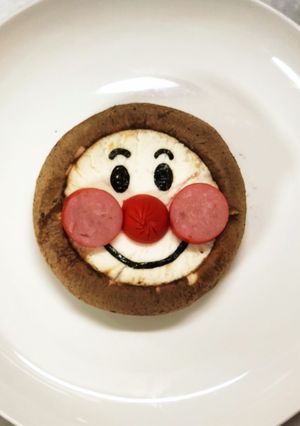 簡単お鍋の具に椎茸アンパンマン-レシピのメイン写真