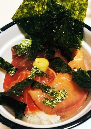 簡単絶品☆余ったお刺身で漬け丼-レシピのメイン写真