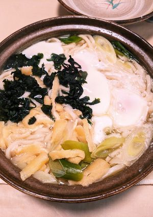 ずぼら昼食　うどんすき-レシピのメイン写真
