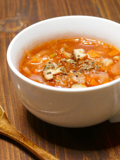 野菜だけで旨味たっぷりトマトスープ-レシピのメイン写真