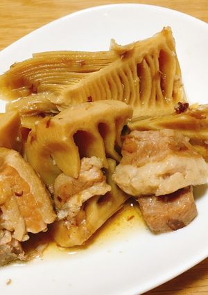 豚バラと筍のおかか煮-レシピのメイン写真
