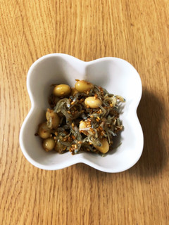 簡単♡給食♡大豆とじゃこの炒り煮-レシピのメイン写真