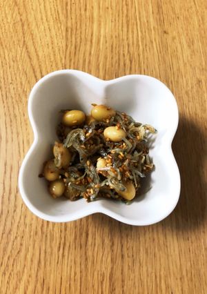 簡単♡給食♡大豆とじゃこの炒り煮-レシピのメイン写真